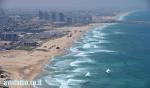 חוף הים אשדוד צילום אויר מסוק